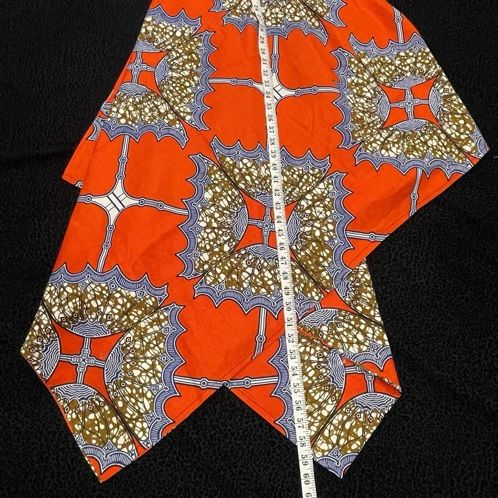 Womens Jumper Boho Wide Leg Colorful African Ankara Print Oversized OS Relaxed